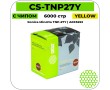 Картридж лазерный Cactus CS-TNP27Y желтый 6000 стр