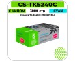 Картридж лазерный Cactus CS-TK5240C голубой 3000 стр