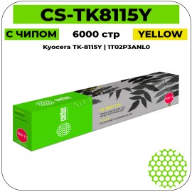 Картридж лазерный Cactus CS-TK8115Y желтый 6000 стр