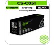 Картридж лазерный Cactus CS-C051 черный 1700 стр