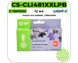 Картридж струйный Cactus-PR CS-CLI481XXLPB фото-голубой 12 мл