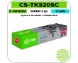 Картридж лазерный Cactus CS-TK5205C голубой 12000 стр