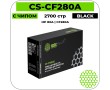 Картридж лазерный Cactus-PR CS-CF280AR черный 2700 стр