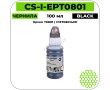 Чернила Cactus-PR CS-I-EPT0801 черный 100 мл