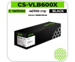 Картридж лазерный Cactus CS-VLB600X черный 46700 стр