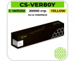 Картридж лазерный Cactus CS-VER80Y желтый 20000 стр