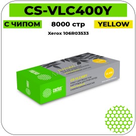 Картридж лазерный Cactus CS-VLC400YRU желтый 8000 стр