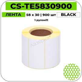 Термоэтикетки Cactus CS-TE5830900 черный на белом 58 x 30 мм 900 шт