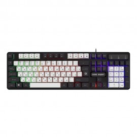 Defender Игровая клавиатура проводная Dark Knight GK-077 RU,бел-черн,104кн, радужная