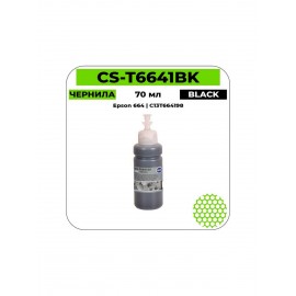Чернила Cactus CS-T6641BK черный 70 мл