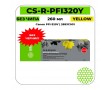 Картридж струйный (перезаправляемый) Cactus CS-R-PFI320Y желтый 260 мл
