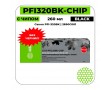 Картридж струйный (перезаправляемый) Cactus CS-R-PFI320BK-CHIP черный 260 мл