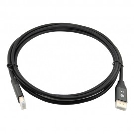 Кабель аудио-видео Cactus CS-DP-DP-1.4-3 черный