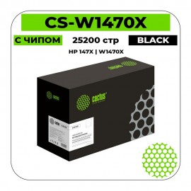 Картридж лазерный Cactus CS-W1470X черный 25200 стр