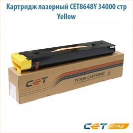 Картридж лазерный CET8648Y 34000 стр желтый