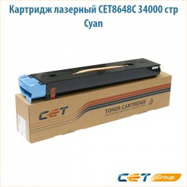 Картридж лазерный CET8648C 34000 стр голубой
