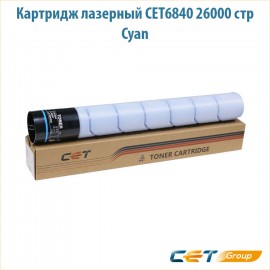 Картридж лазерный CET6840 26000 стр голубой
