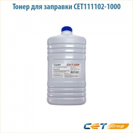 Тонер для заправки CET111102-1000B 1 кг черный