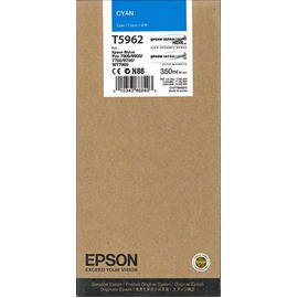 Картридж струйный Epson T5962 | C13T596200 голубой 350 мл