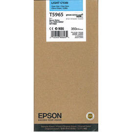 Картридж струйный Epson T5965 | C13T596500 светло-голубой 350 мл
