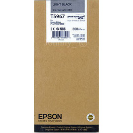 Картридж струйный Epson T5967 | C13T596700 светло-черный 350 мл