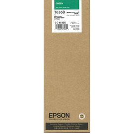 Epson T636B | C13T636B00 картридж струйный [C13T636B00] зеленый 700 мл (оригинал) 