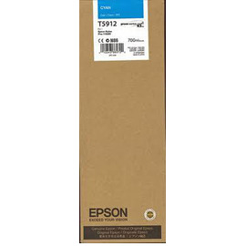 Картридж струйный Epson T5912 | C13T591200 голубой 700 мл