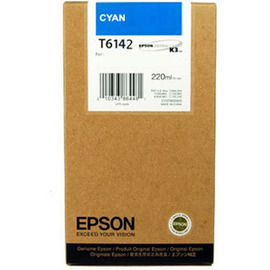Картридж струйный Epson T6142 | C13T614200 голубой 220 мл