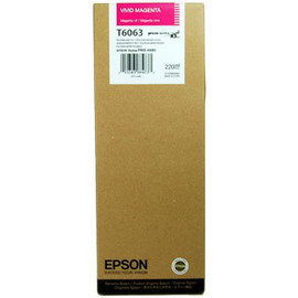 Картридж струйный Epson T6063 | C13T606300 светло-пурпурный 220 мл