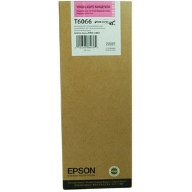 Картридж струйный Epson T6066 | C13T606600 светло-пурпурный 220 мл