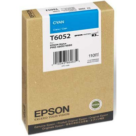 Картридж струйный Epson T6052 | C13T605200 голубой 110 мл