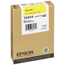 Epson T6054 | C13T605400 картридж струйный [C13T605400] желтый 110 мл (оригинал) 