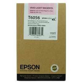 Картридж струйный Epson T6056 | C13T605600 светло-пурпурный 110 мл