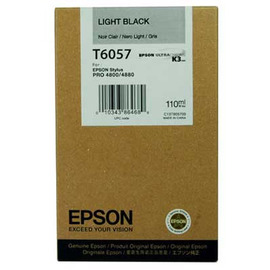 Картридж струйный Epson T6057 | C13T605700 серый 110 мл