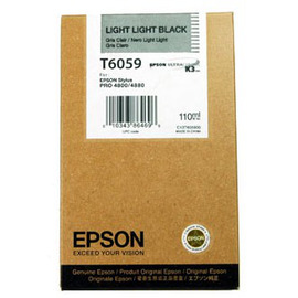 Epson T6059 | C13T605900 картридж струйный [C13T605900] светло-серый 110 мл (оригинал) 