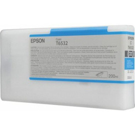 Epson T6532 | C13T653200 картридж струйный [C13T653200] голубой 200 мл (оригинал) 