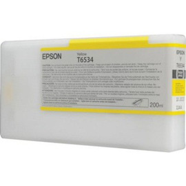 Epson T6534 | C13T653400 картридж струйный [C13T653400] желтый 200 мл (оригинал) 