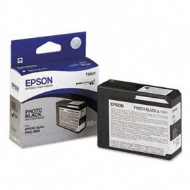 Epson T5801 | C13T580100 картридж струйный [C13T580100] черный-фото 80 мл (оригинал) 