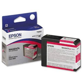 Epson T5803 | C13T580300 картридж струйный [C13T580300] пурпурный 80 мл (оригинал) 