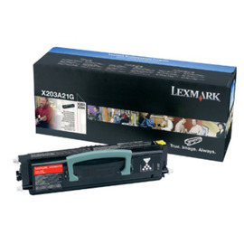 Картридж лазерный Lexmark X203A21G черный 2 500 стр