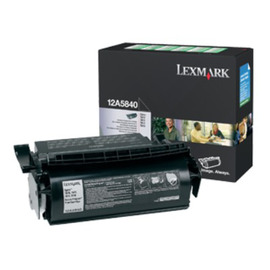 Lexmark 12A5840 картридж лазерный [12A5840] черный 10 000 стр (оригинал) 