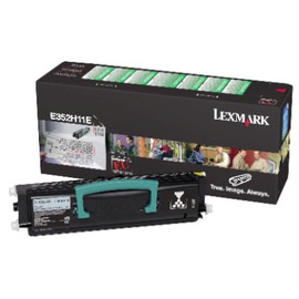 Lexmark E352H11E картридж лазерный [E352H11E] черный 9 000 стр (оригинал) 