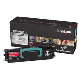 Lexmark E352H21E картридж лазерный [E352H21E] черный 9 000 стр (оригинал) 