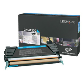 Картридж лазерный Lexmark C734A2CG голубой 6 000 стр