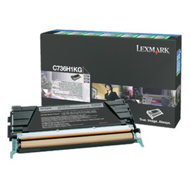 Lexmark C736H1KG картридж лазерный [C736H1KG] черный 12 000 стр (оригинал) 