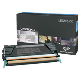 Lexmark C736H2KG картридж лазерный [C736H2KG] черный 12 000 стр (оригинал) 