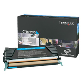 Lexmark C736H2CG картридж лазерный [C736H2CG] голубой 10 000 стр (оригинал) 