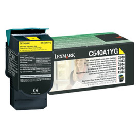 Lexmark C540A1YG картридж лазерный [C540A1YG] желтый 1 000 стр (оригинал) 
