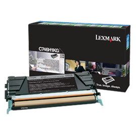 Картридж лазерный Lexmark C746H1KG черный 12 000 стр