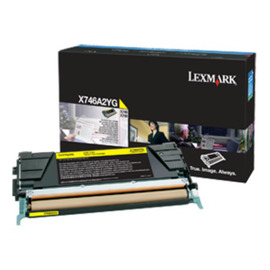 Картридж лазерный Lexmark X746A2YG желтый 7 000 стр